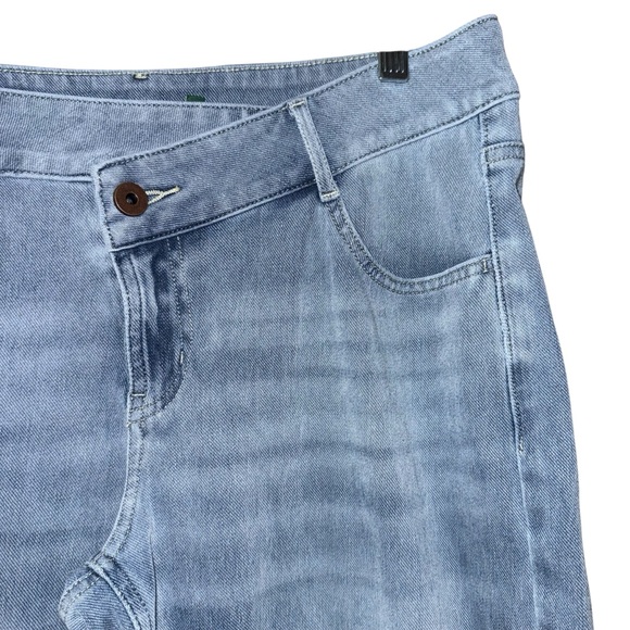 Halara Flex Asymmetric Low Rise Zipper Pockets Baggy Wide Leg jeans Sz Small - Picture 6 of 15